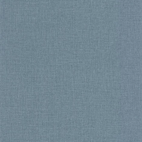 Caselio Szövethetású kék vinyl tapéta Uni Mat Bleu Tempete 53 cm X 10 m