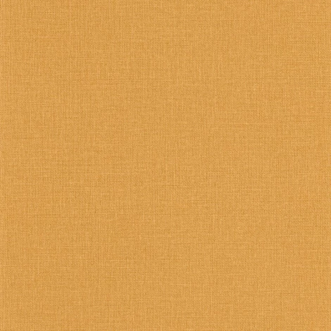 Caselio Szövethetású sárga vinyl tapéta Uni Mat Curry 53 cm X 10 m