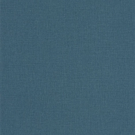 Caselio Szövethetású sötétkék vinyl tapéta Uni Mat Bleu Madura 53 cm X 10 m