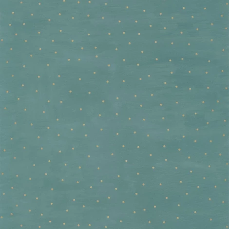 Caselio Pöttyös zöld-arany vlies tapéta Danse Vert Dore 53 cm X 10 m