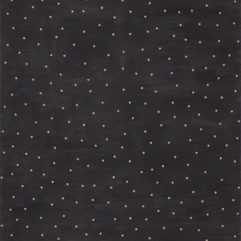 Caselio Pöttyös fekete-arany vlies tapéta Danse Noir Dore 53 cm X 10 m