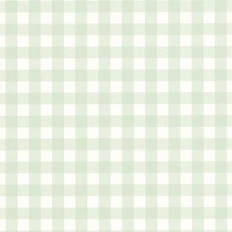 Caselio Kockás zöld vlies tapéta Victoria Vert D'Eau 53 cm X 10 m