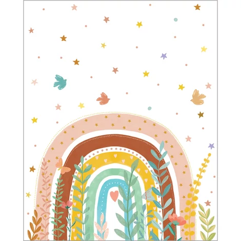 Caselio Szivárvány mintás színes vlies poszter tapéta Luce 250 cm X 3,1 m