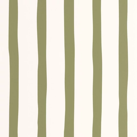 Caselio Csíkos keki zöld vlies tapéta Barito Kaki 53 cm X 10 m