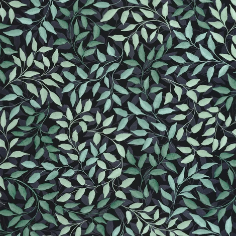 Caselio Modern levél mintás smaragdzöld vlies tapéta Printemps Vert Emeraude 53 cm X 10 m