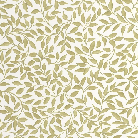 Caselio Modern levél mintás keki zöld vlies tapéta Printemps Vert Kaki 53 cm X 10 m