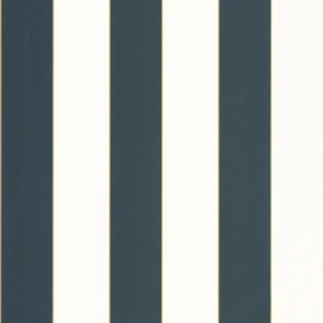 Caselio Elegáns csíkos sötétkék vinyl tapéta arany széllel Moonlight Golden Lines Bleu 53 cm X 10 m