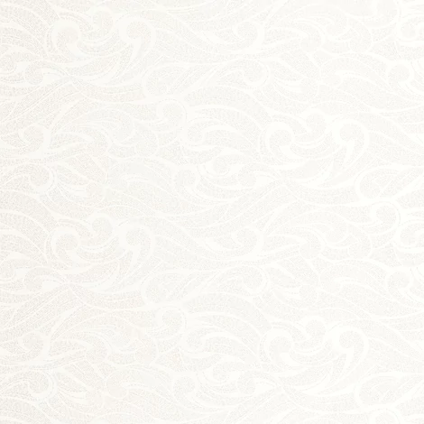 Caselio Elegáns fehér vlies tapéta Harmony Blanc Irise 53 cm X 10 m