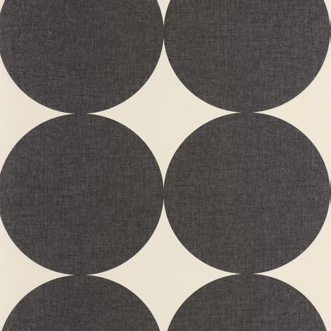 Caselio Kör mintás fekete vinyl tapéta Billy Noir 53 cm X 10 m