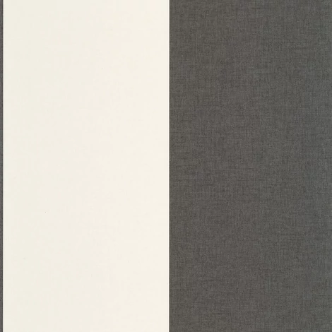 Caselio Széles csíkos fekete vinyl tapéta XXL Lines Noir 53 cm X 10 m