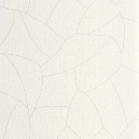 Caselio Absztrakt mintás raffia hatású fehér vinyl tapéta Melody Blanc 53 cm X 10 m