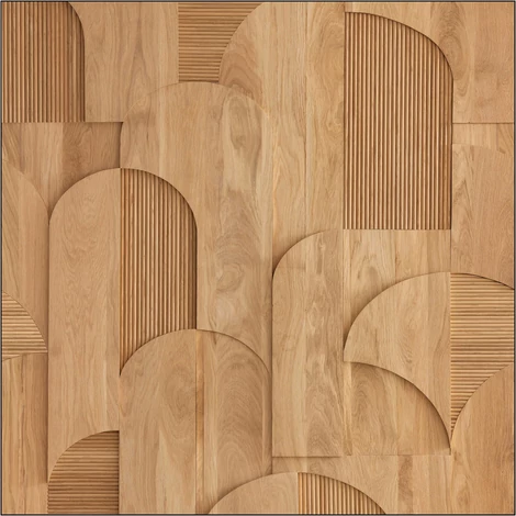 Caselio Geometriai mintás barna faerezetes vlies poszter tapéta Tassea Beige 250 cm X 2,5 m