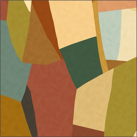 Caselio Modern absztrakt mintás színes vlies poszter tapéta Tempo Multicouleurs 250 cm X 2,5 m