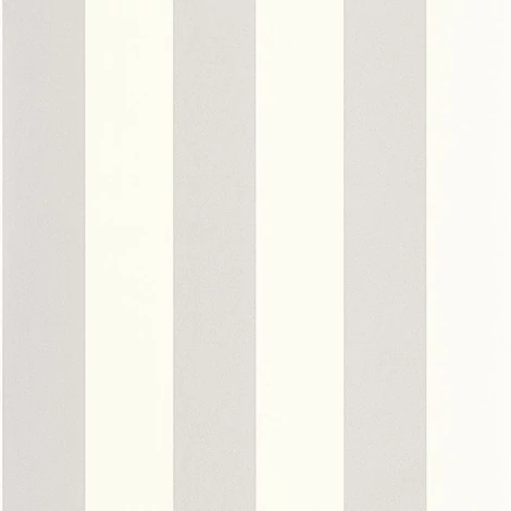 Caselio Széles csíkos szürke vinyl tapéta Wide Lines Gris Souris 53 cm X 10 m