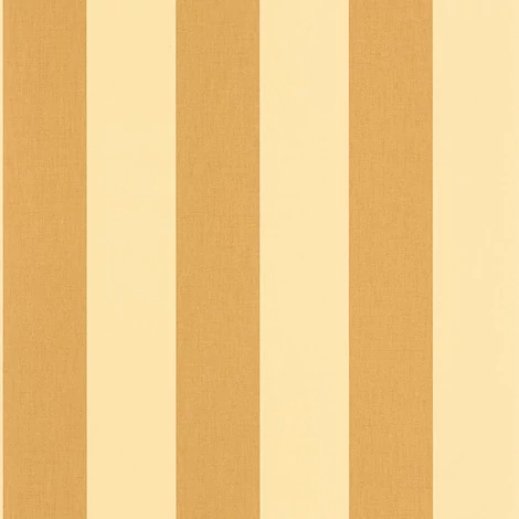 Caselio Klasszikus csíkos mustársárga vinyl tapéta Linen Lines Moutarde 53 cm X 10 m