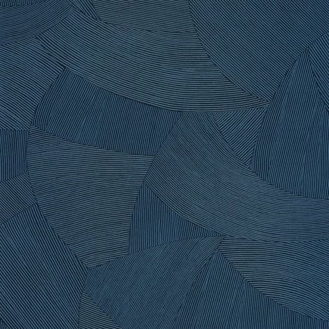 Caselio Vonalmintás modern kék vlies tapéta Terra Bleu Univers 53 cm X 10 m