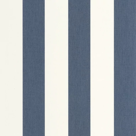 Caselio Klasszikus csíkos kék vinyl tapéta Linen Lines Bleu Denim 53 cm X 10 m