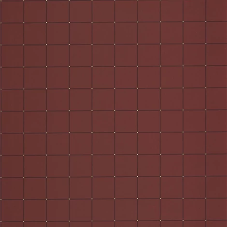 Caselio Art deco kockás piros-arany vinyl tapéta Alphonse Grenat 53 cm X 10 m