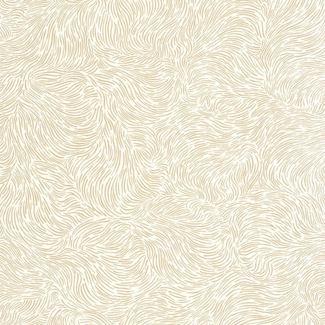 Caselio Vonalmintás elegáns fehér-arany vlies tapéta Storm Blanc Or 53 cm X 10 m