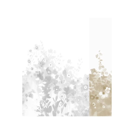 JV Virágmintás bézs vinyl poszter tapéta Zeeland Beige 68 cm X 3 m