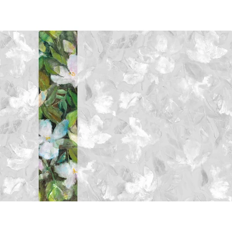 JV Texturált virágmintás zöld vinyl poszter tapéta Bronte Green 68 cm X 3 m