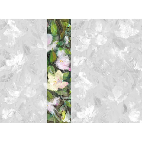 JV Texturált virágmintás zöld vinyl poszter tapéta Bronte Green 68 cm X 3 m