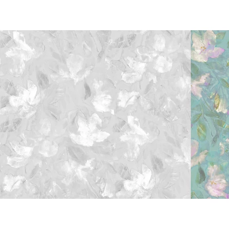 JV Texturált virágmintás kék vinyl poszter tapéta Bronte Light Blue 68 cm X 3 m