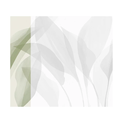 JV Trópusi levélmintás zöld vinyl poszter tapéta Davao Sage 68 cm X 3 m