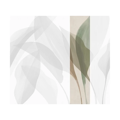 JV Trópusi levélmintás barna vinyl tapéta Davao Autumn 68 cm X 3 m