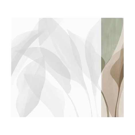 JV Trópusi levélmintás barna vinyl tapéta Davao Autumn 68 cm X 3 m