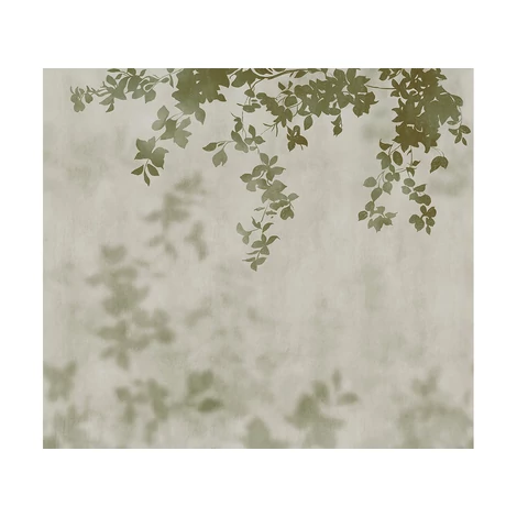 JV Borostyán árnyékokkal zöld vinyl poszter tapéta Domme Green 68 cm X 3 m