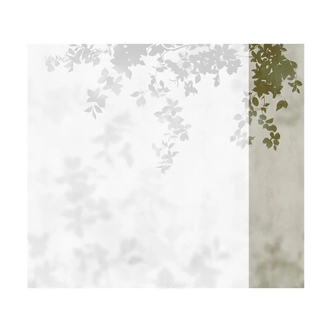 JV Borostyán árnyékokkal zöld vinyl poszter tapéta Domme Green 68 cm X 3 m