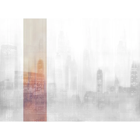 JV Felhőkarcolók fényei színes vinyl poszter tapéta Toronto Sunset 68 cm X 3 m