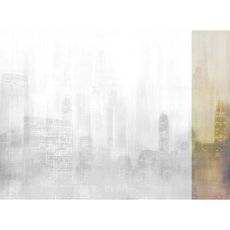 JV Felhőkarcolók fényei színes vinyl poszter tapéta Toronto Sunset 68 cm X 3 m