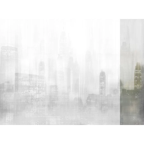 JV Felhőkarcolók fényei szürke vinyl poszter tapéta Toronto Grey 68 cm X 3 m