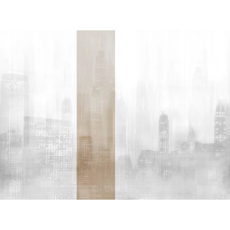 JV Felhőkarcolók fényei bézs vinyl poszter tapéta Toronto Gold 68 cm X 3 m