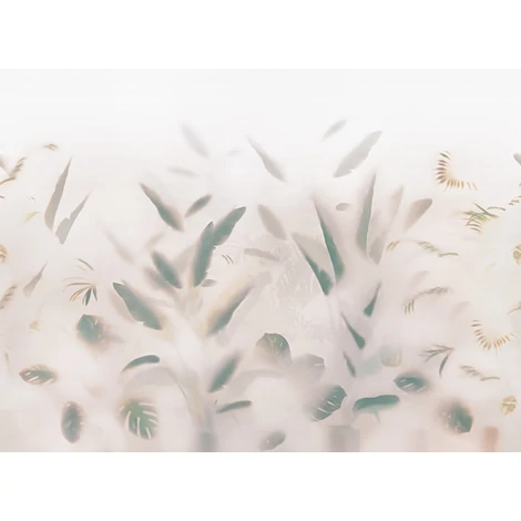 JV Pálmaleveles lila vinyl poszter tapéta Nadi Lilac 400 cm X 3 m