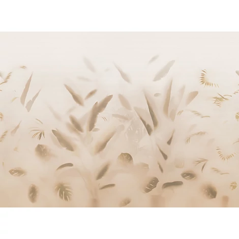 JV Pálmaleveles bézs vinyl poszter tapéta Nadi Beige 400 cm X 3 m