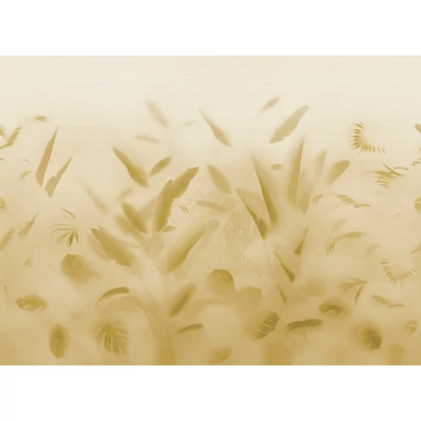 JV Pálmaleveles sárga vinyl poszter tapéta Nadi Green 400 cm X 3 m
