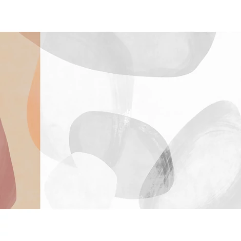 JV Absztrakt mintás barna vinyl poszter tapéta Brock Terracotta 68 cm X 3 m