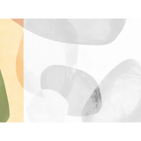 JV Absztrakt mintás sárga vinyl poszter tapéta Brock Summer Yellow 68 cm X 3 m