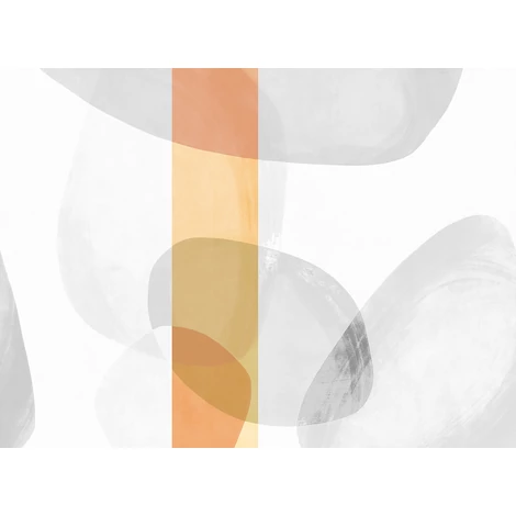 JV Absztrakt mintás sárga vinyl poszter tapéta Brock Summer Yellow 68 cm X 3 m