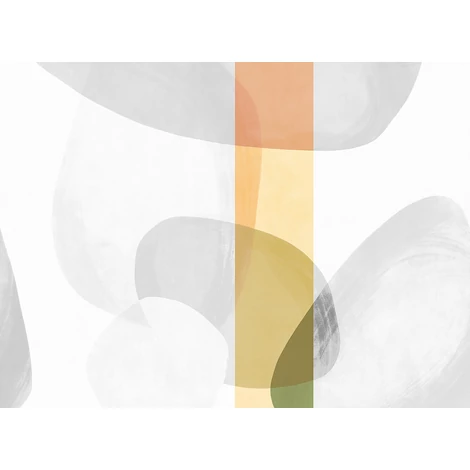 JV Absztrakt mintás sárga vinyl poszter tapéta Brock Summer Yellow 68 cm X 3 m