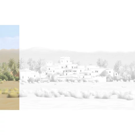 JV Arab város bézs vinyl poszter tapéta Todra Natural 68 cm X 3 m