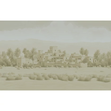 JV Arab város bézs vinyl poszter tapéta Todra Sand 476 cm X 3 m