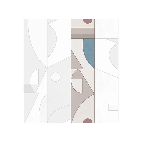 JV Geometriai mintás modern bézs-bordó vinyl poszter tapéta Shenzhen Ruby 68 cm X 3 m