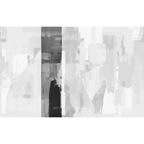 JV Absztrakt mintás fekete-fehér vinyl poszter tapéta Downtown Black-White 68 cm X 3 m