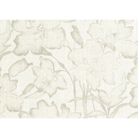 JV Modern virágmintás bézs vinyl tapéta Fiore Shibori Beige 70 cm X 10 m