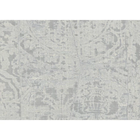 JV Szövethatású rusztikus damaszt mintás szürkés kék vinyl tapéta Damasco Rinascimento Blue-Gray 100 cm X 10 m