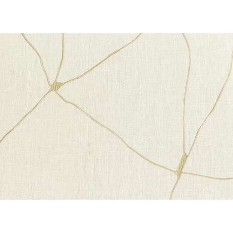 JV Modern japán mozaikos bézs vinyl tapéta Unito Kintsugi Beige 70 cm X 10 m